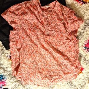 Womens 2x Floral J.Jill Blouse